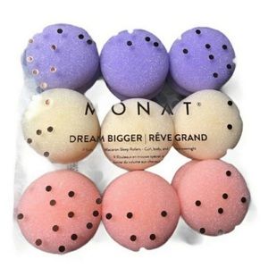 Monat Dream Bigger 9 Soft Foam Macaron Sleep Rollers NEW In Box